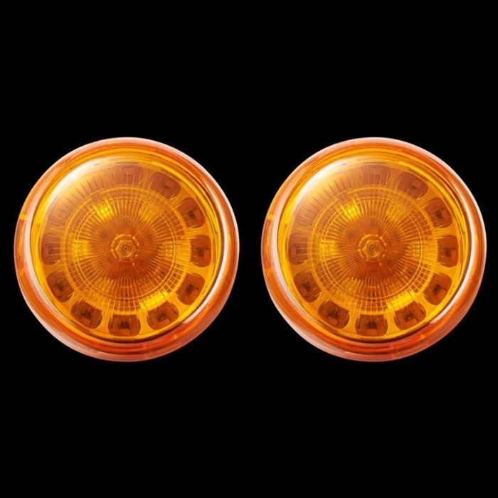 ProBEAM® Solid Amber 1157 LED Bullet Turn Signals with Amber Lenses
