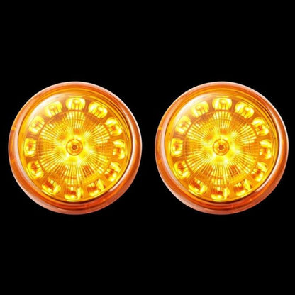 ProBEAM® Amber 1156 Rear Bullet LED Inserts with Amber Lenses
