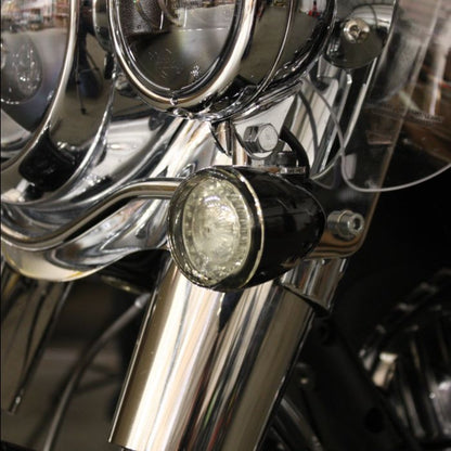 ProBEAM® Amber/White Front LED Bullet Turn Signals with Choice of Lens
