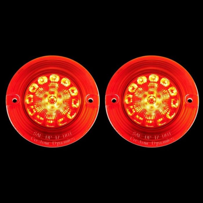 Flat ProBEAM® Red 1157 Rear LED Inserts with Red Lenses