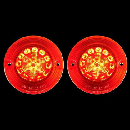 Flat ProBEAM® Red 1157 Rear LED Inserts with Red Lenses