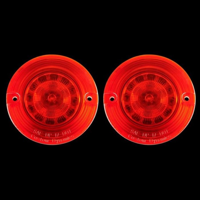 Flat ProBEAM® Red 1157 Rear LED Inserts with Red Lenses