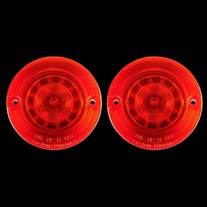 Flat ProBEAM® Red 1157 Rear LED Inserts with Red Lenses