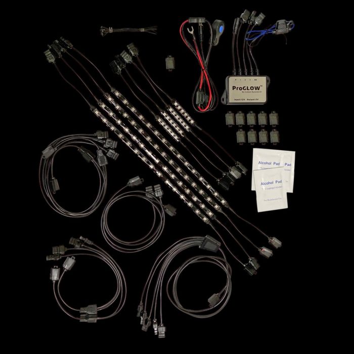 ProGLOW™ Complete Color Changing Motorcycle Accent Light Kits
