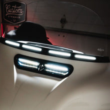 Batwing Fairing LED Windshield Trim with Auxiliary Turn Signals for Harley-Davidson Motorcycles