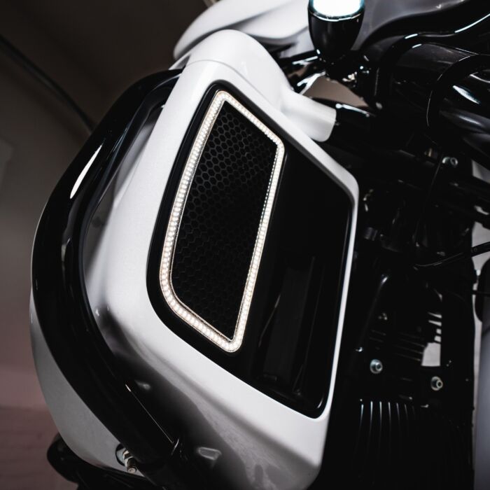 Auxiliary Run & Turn Lower Fairing LED Inserts for Harley-Davidson® Motorcycles