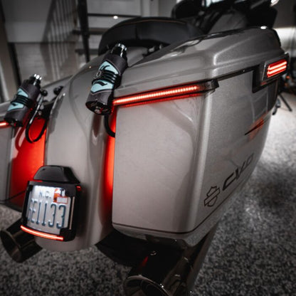 Low Profile LED Saddlebag Lights for 23.5-25 Harley-Davidson Touring