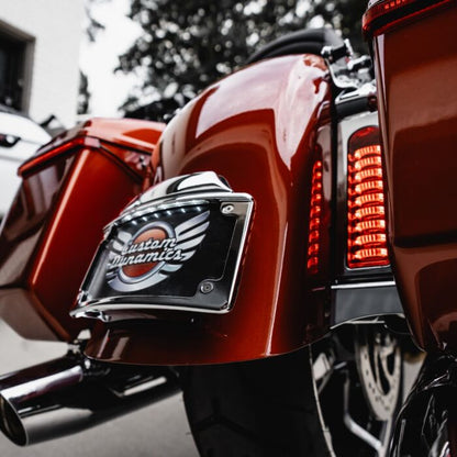 Low Profile LED License Plate Frame for 2023-2026 Street Glide & Road Glide