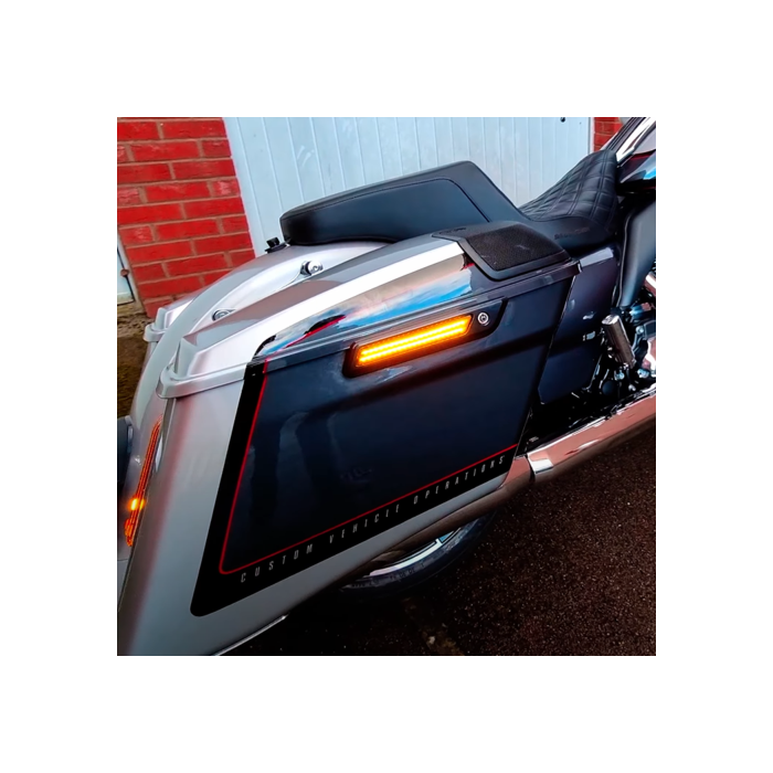 Dual Color Saddlebag BCM4 Latch Lightz™ with Smoked Lens