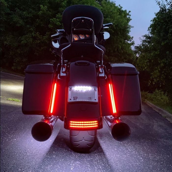 Red Plasma Rods™ Auxiliary LED Light Bars with Smoked Lens