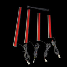 Red Plasma Rods™ Auxiliary LED Light Bars with Smoked Lens