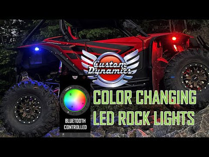 Color Changing LED Rock Light Kit with Bluetooth Controller