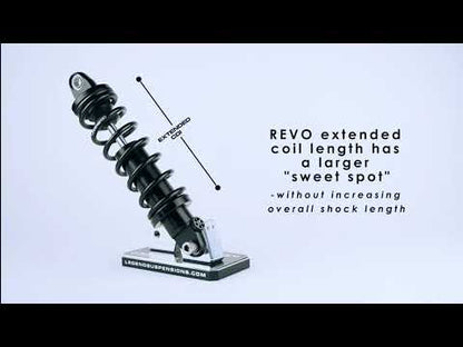 REVO-A Adjustable Rear Coil Suspension for 99-26 FLH/FLT Harley Touring