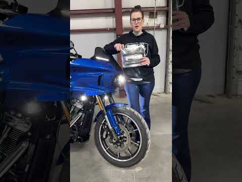 ローライダーST LEDウィンドシールドトリム Custom Dynamics Softail Low Rider ST Harley Davidson LED Windshield Trim – Custom