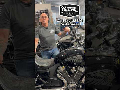 CarPlay USB-C Y-Harness PLUS for Indian Motorcycles
