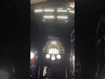 ProBEAM® Adaptive 7" LED Headlamp with Mounting Ring for Harley