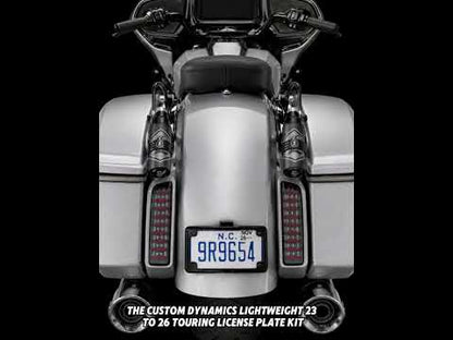 Ultra-Lite Low Profile LED License Plate Kit for Harley