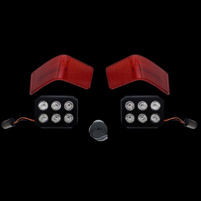 Run/Brake LED Lights with Lenses for Harley-Davidson® Tour-Pak®