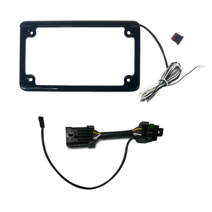 Plug & Play 2020-2025 Polaris RZR PRO & TURBO LED License Plate Frame