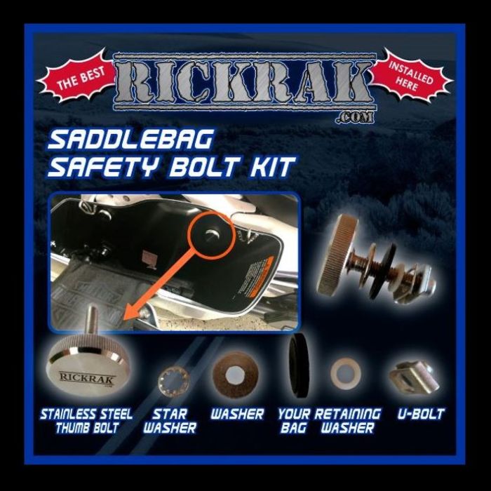 RickRak SureKlik® Saddlebag Safety Bolt Kit