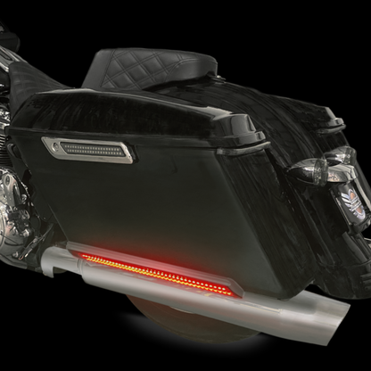 Auxiliary Run, Brake & Turn Saddlebag Side Marker LED Light Bars
