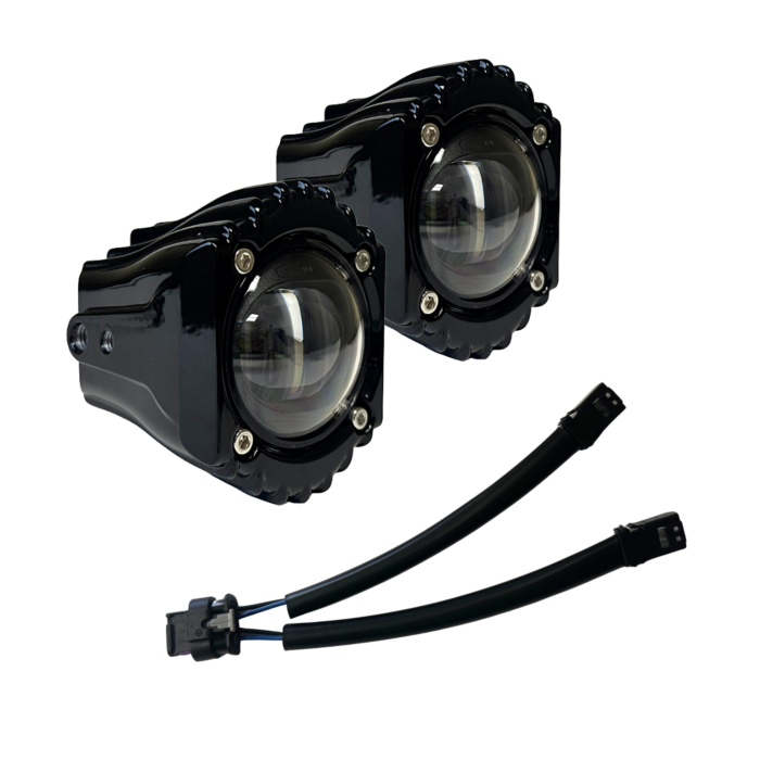 Shark Demon® LED Fog Lights for 2023-2025 Touring w/ Soft Switch Integration