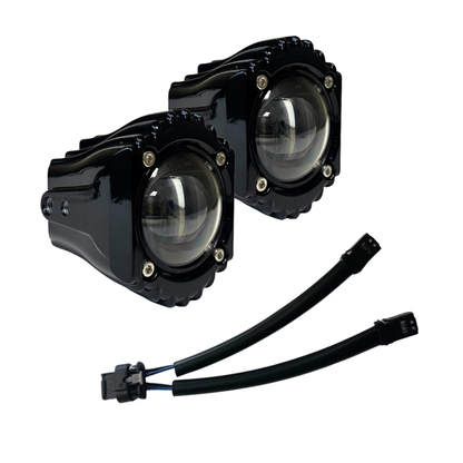 Shark Demon® LED Fog Lights for 2023-2025 Touring w/ Soft Switch Integration