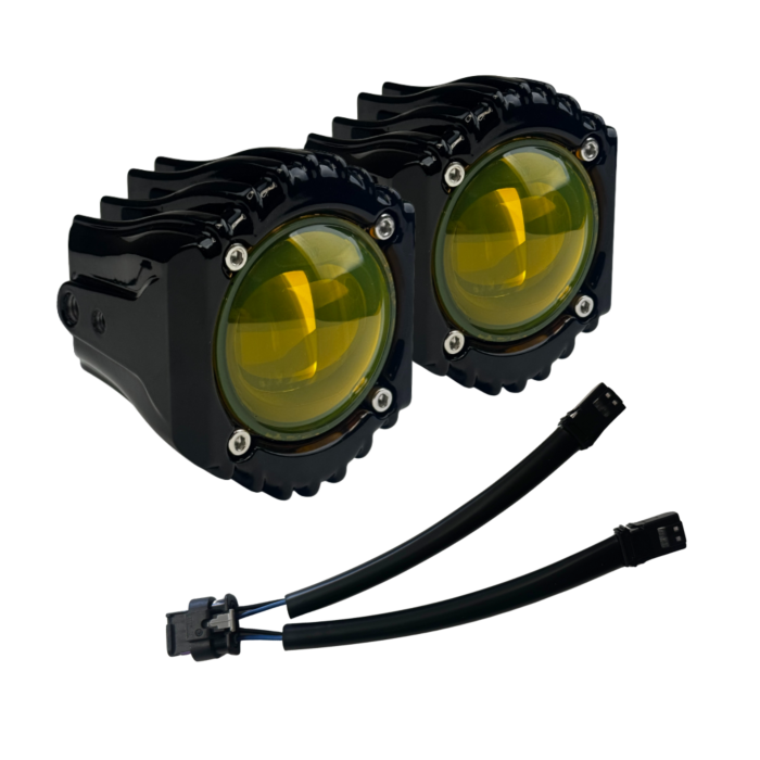 Shark Demon® LED Fog Lights for 2023-2025 Touring w/ Soft Switch Integration