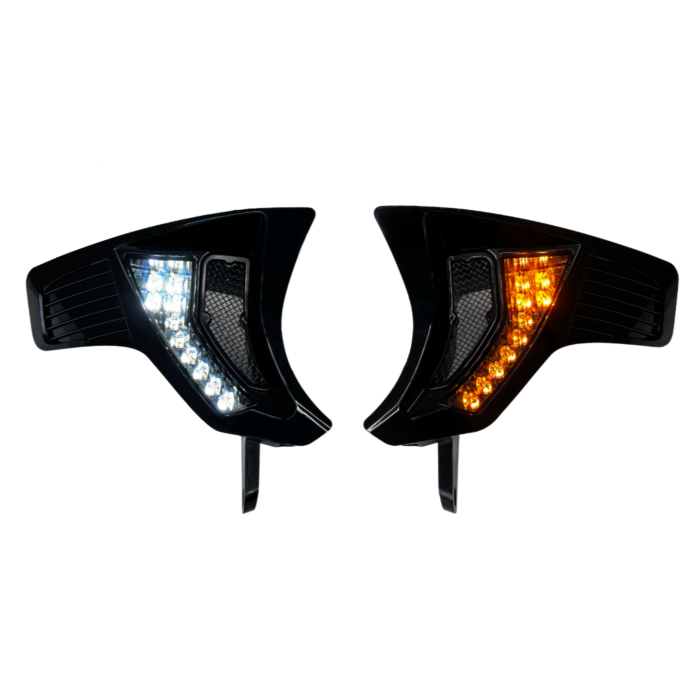 Road Glide Front Turn Signal Vent Upgrades for 2023-2026 Shark Demon® Headlight Kits