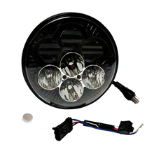 Shark Demon® 7” LED Headlight with Backlight for Harley Touring & 1984-2017 FL Softail Motorcycles