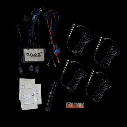 Magical Wizards™ Motorcycle Accent Light Kits with ProGLOW™ Bluetooth Controller