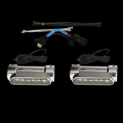 Crash Bar Lights with Auxiliary Run & Turn Signals for 2010-2013 FLHX & FLTRX