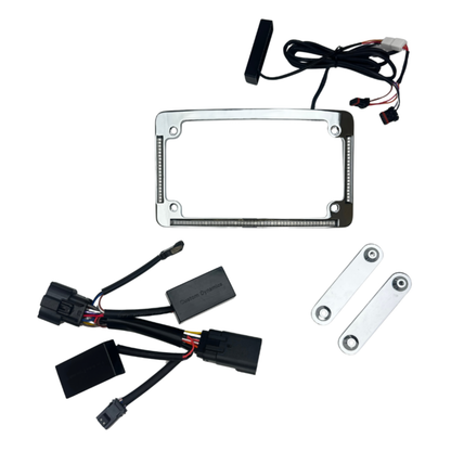 All-In-One LED License Plate Kit for 23-25 Street Glide & Road Glide Motorcycles