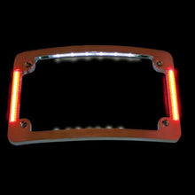 Tri-Radius Auxiliary LED License Plate Frame for Harley-Davidson® Motorcycles