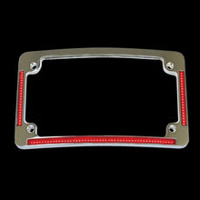 Radius License Plate Frame with Auxiliary Red LEDs & Tag Illumination
