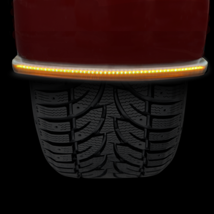 Auxiliary Run & Turn Forward Facing LED Fender Lights for TriGlide