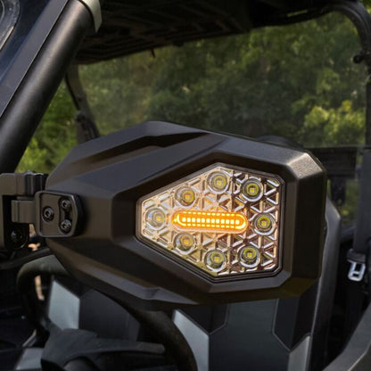 SXS Mirror with LED Run Light & Sequential Turn Signal