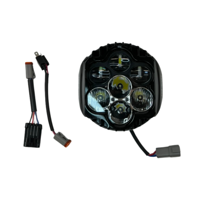 Shark Demon® Performance LED Headlight  for Batwing & Road King