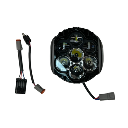 Shark Demon® Performance LED Headlight  for Batwing & Road King