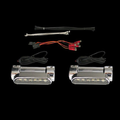 Universal Motorcycle Crash Bar Lights with Auxiliary Run & Turn Signals