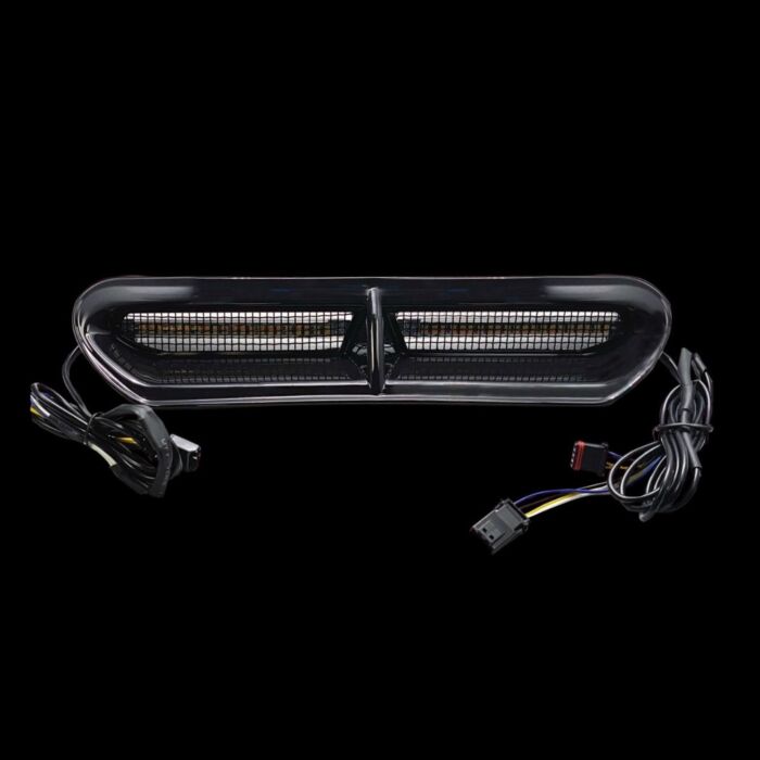 Batwing Fairing LED Vent Insert with Auxiliary Turn Signal