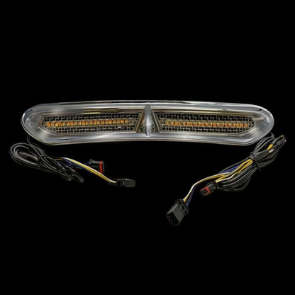 Batwing Fairing LED Vent Insert with Auxiliary Turn Signal