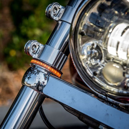 Amber LED Fork Wrap Arounds™ Auxiliary Turn Signals
