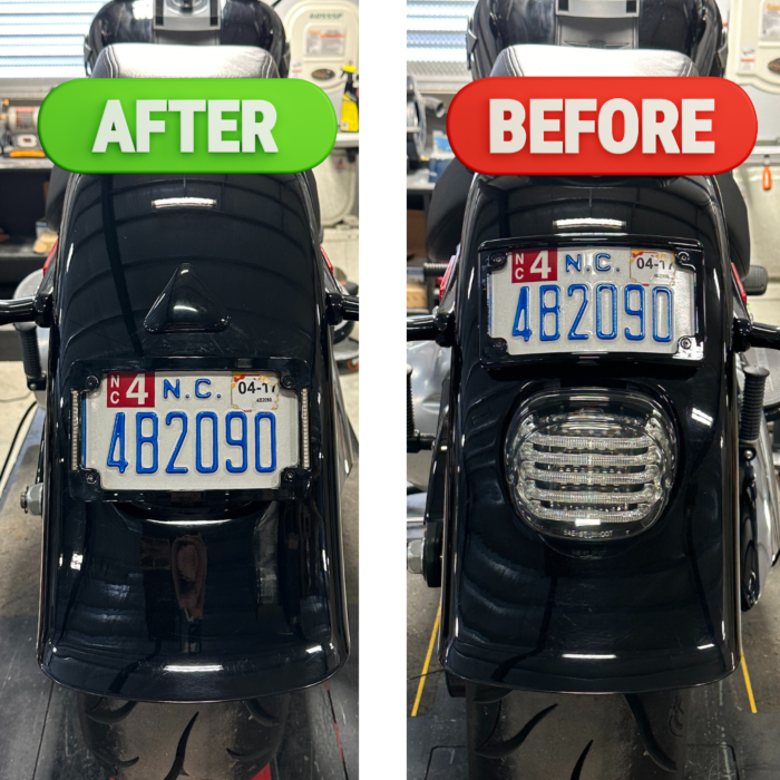 Taillight Eliminator License Plate Mount