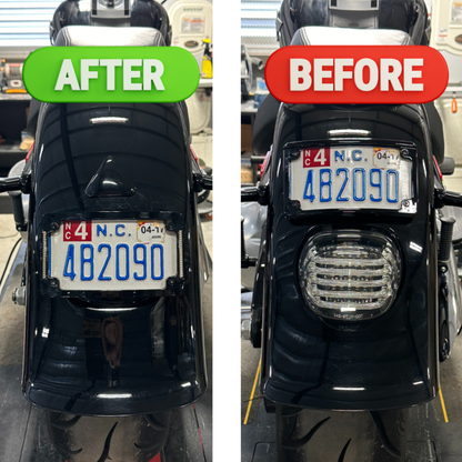 Taillight Eliminator License Plate Mount